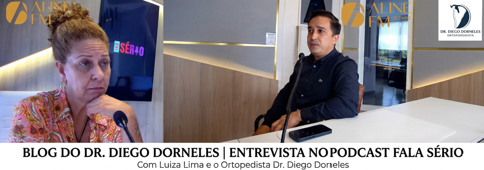 Dr. Diego Dorneles no Podcast ‘Fala Sério’: Tudo o que você precisa saber sobre saúde do Ombro e Cotovelo