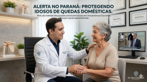 Dr. Diego Dorneles no Meio Dia Paraná (RPC): Um alerta urgente sobre quedas de idosos na região